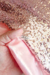 Rose Gold Sequin Table Runner by Arcadia Designs
