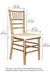 Arcadia Designs Lace Chair Cover with Chiffon Drape Chiavari Chair Folding Chair 