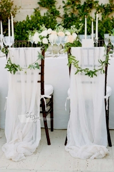 White chair sashes sale