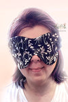 Organic Cotton Sleep Mask with multipurpose flaxseed Lavender pack
