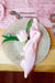 blush pink Silky soft Chiffon Napkins by Arcadia Designs LLC