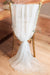 Pearl embroidered Sheer White Tulle Drape Chair Sash by Arcadia Designs or Romantic Bridal Chair Decoration Elegant chair decoration for either Chiavari chairs or Folding chairs in a bridal shower wedding reception the sweet host table birthday party ceremony celebration Event Reception Engagement Decoration