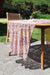 Rose Pink Guipure Lace with Sequin embroidered Table Runner