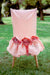 Arcadia Designs Natural White Rose Folding Chair Slipcover Blush Pink 