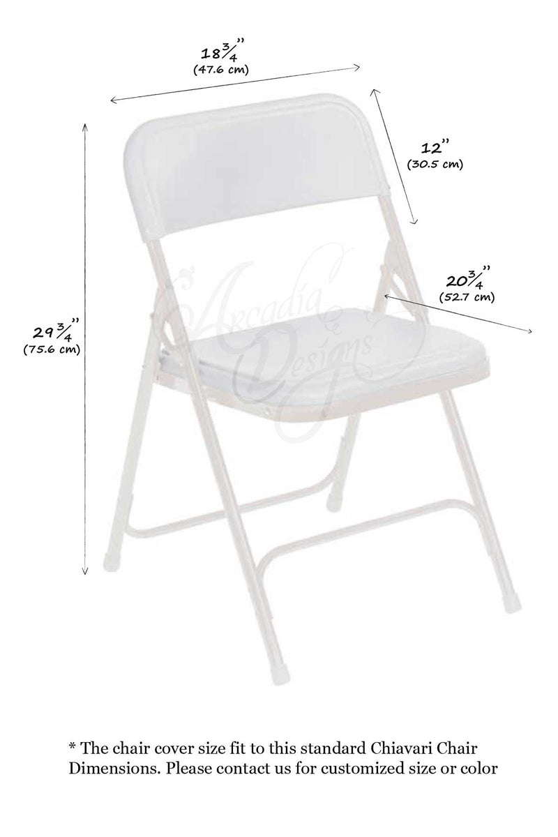 Arcadia Designs Silky White Chiffon Ruffled Chair Sash White Blush Pink 