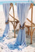 Arcadia Designs Ice Blue Chiffon Drape Chair Sash Sky Blue