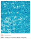 Baby Blue shimmery glitz Sequin Table Runner by arcadia designs