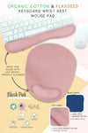 Perennial Organic Cotton & Flaxseed Keyboard rest and Mouse Pad