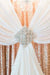 Pink and Gold Wedding Drapes