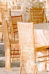 Arcadia Designs Shimmer Bright Gold Chiavari Sequin Chair Cover